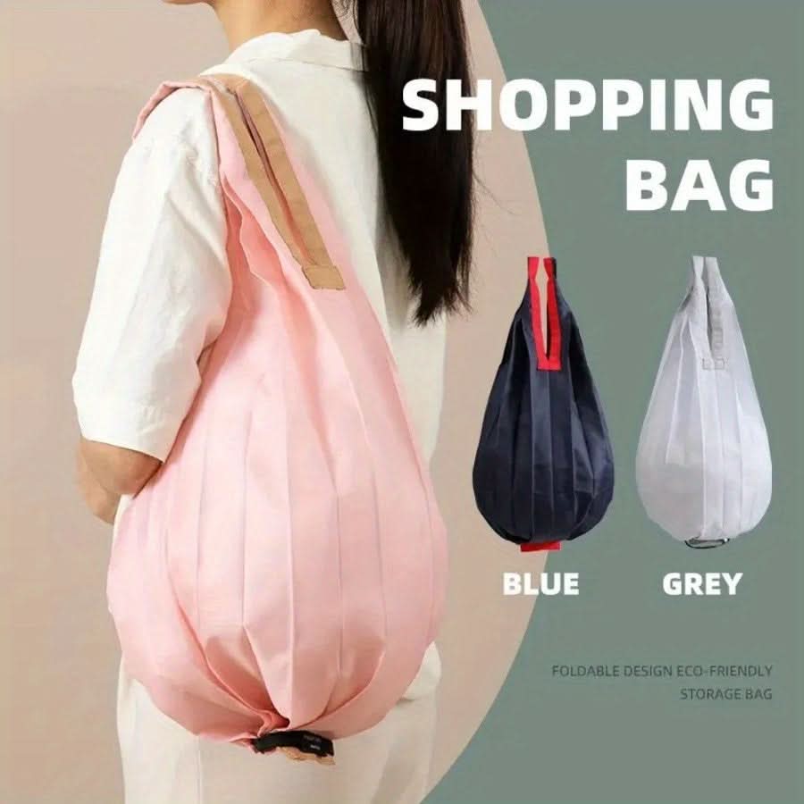 Ultra-Light Foldable Nylon Tote Bag – Reusable Shopping Bag