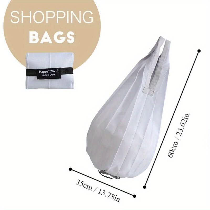 Ultra-Light Foldable Nylon Tote Bag – Reusable Shopping Bag