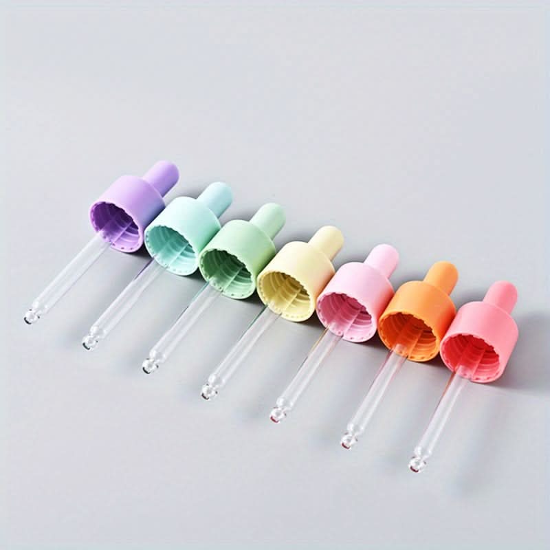 Colorful Refillable Mini Glass Dropper Bottles