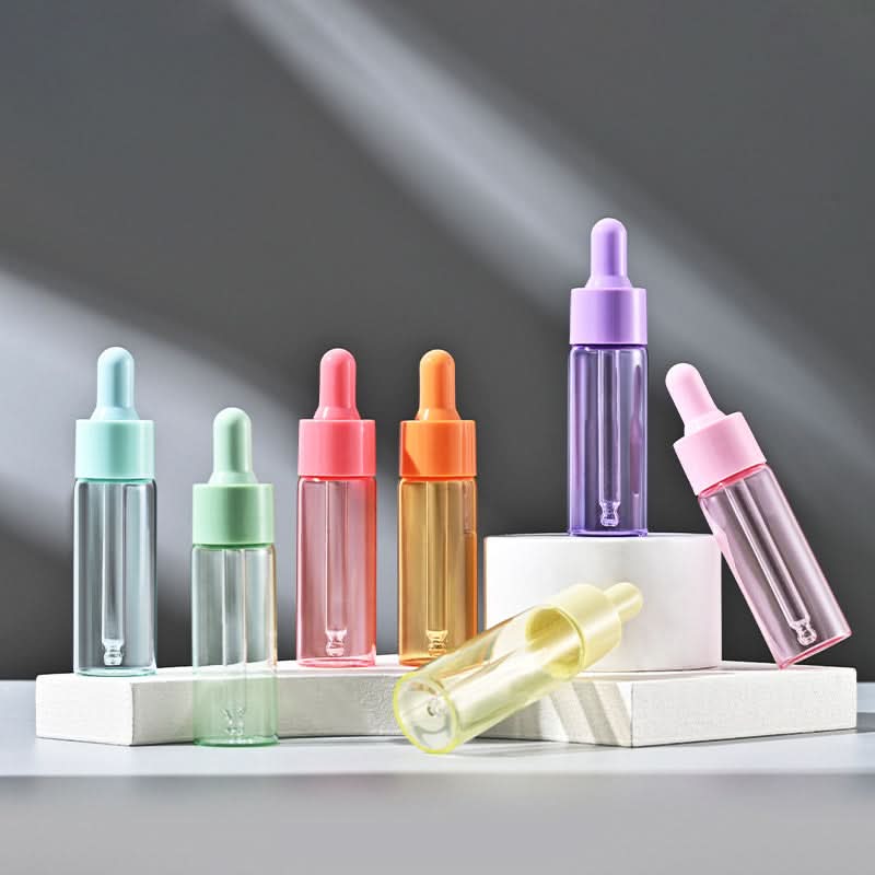 Colorful Refillable Mini Glass Dropper Bottles