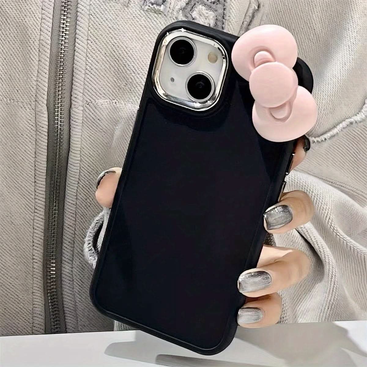 3D Bowknot Shockproof iPhone Case