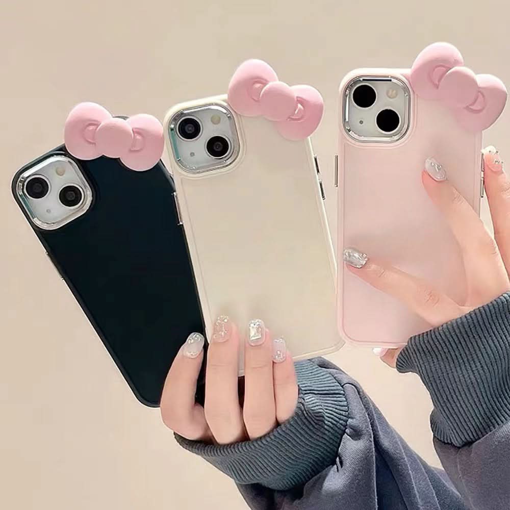 3D Bowknot Shockproof iPhone Case