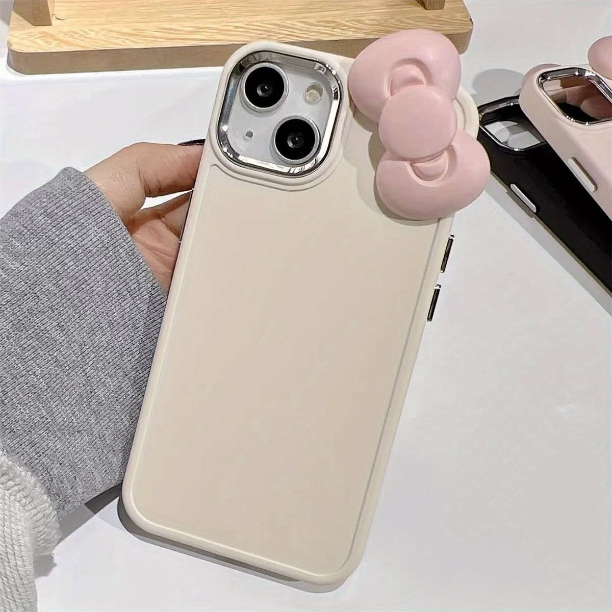 3D Bowknot Shockproof iPhone Case
