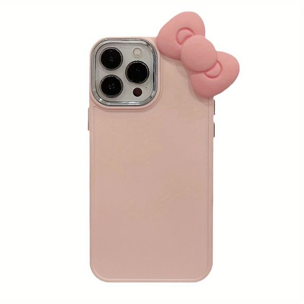 3D Bowknot Shockproof iPhone Case