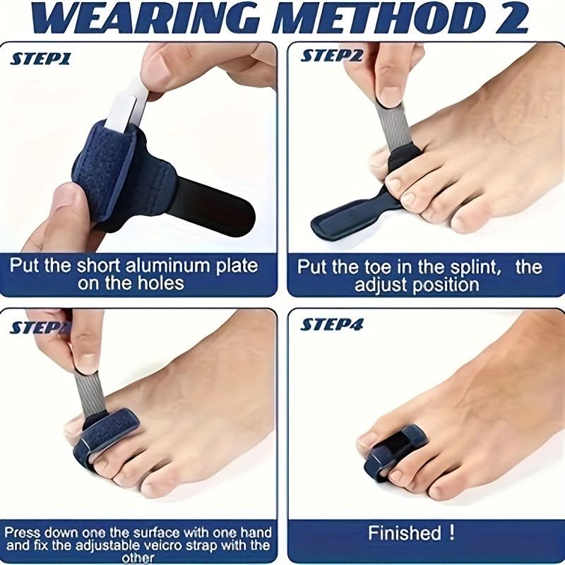 Adjustable Toe Splints for Hammer, Claw & Curled Toes