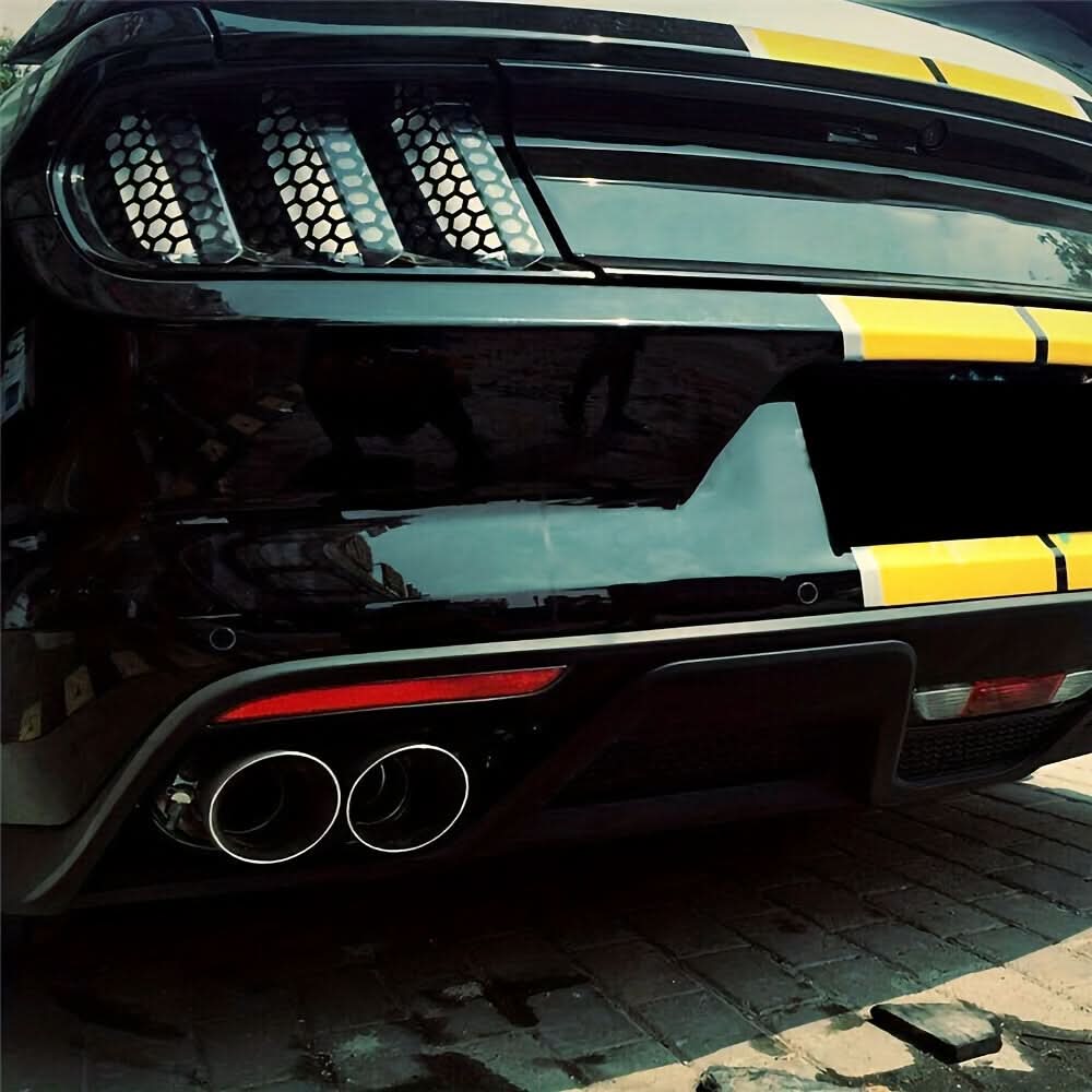 Rear Lamp Tint Film – Glossy Black Car Light Sticker, Cuttable & Self-Adhesive