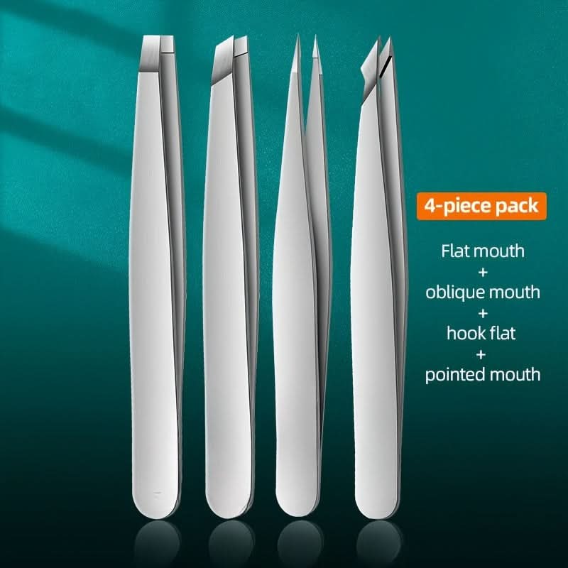 Stainless Steel Precision Tweezers – Slant & Pointed Tips