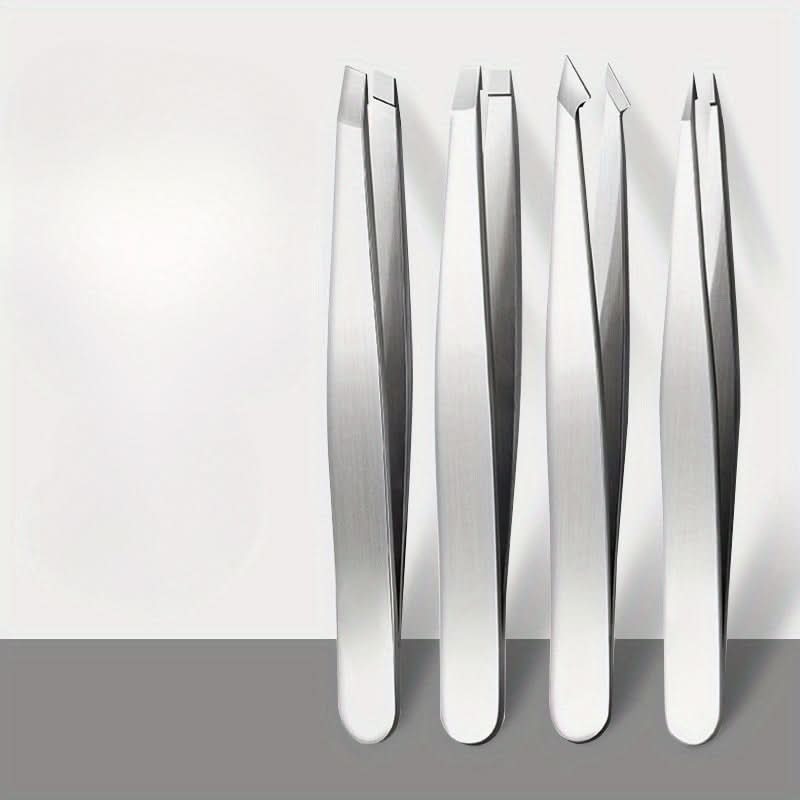 Stainless Steel Precision Tweezers – Slant & Pointed Tips