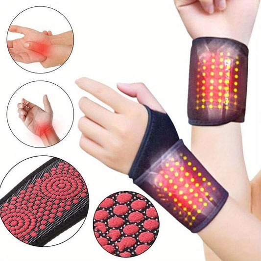 Magnetic Self-Heating Wrist Support Compression Bracers