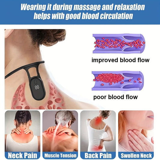 Portable Neck Lymphatic Massager for Posture