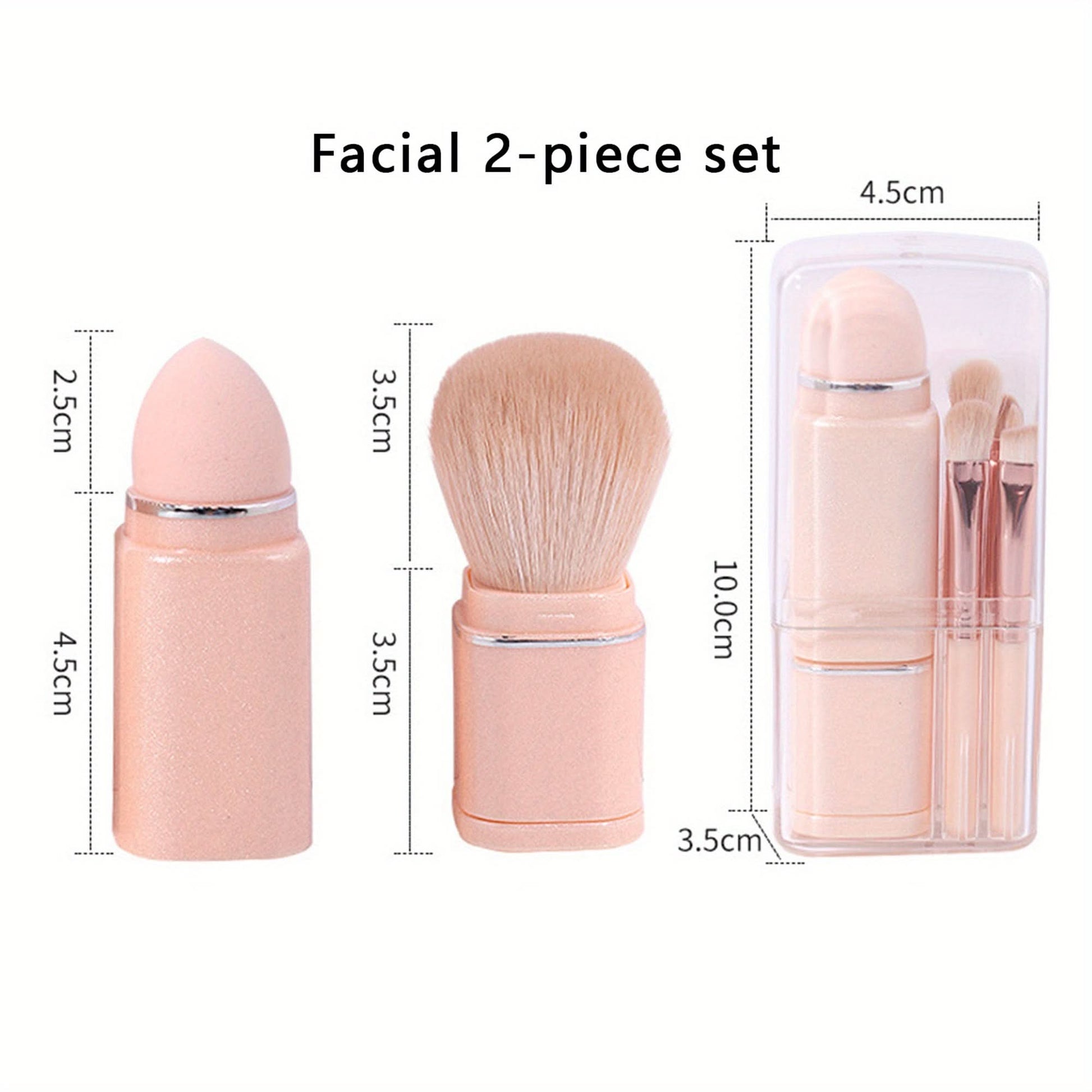 8-Piece Makeup Brush Set – Professional Powder