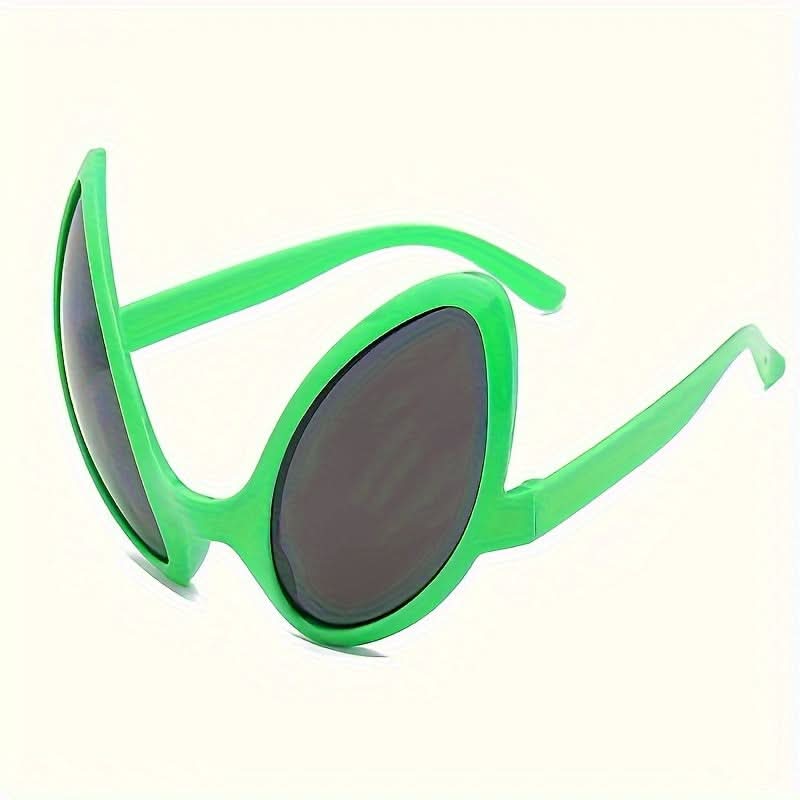 Green Alien Party Glasses for Photo Booth