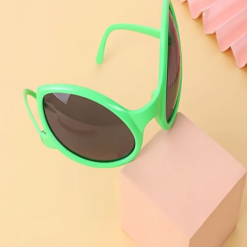 Green Alien Party Glasses for Photo Booth