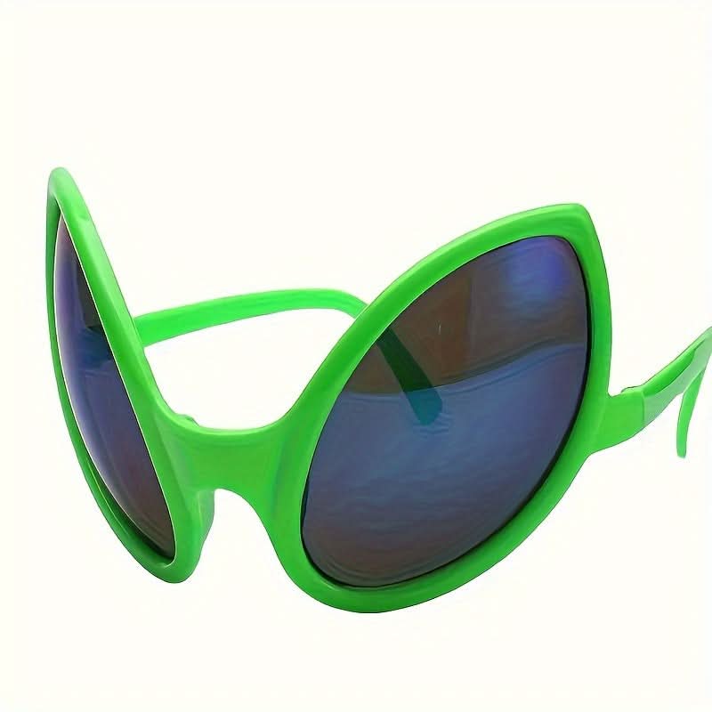 Green Alien Party Glasses for Photo Booth