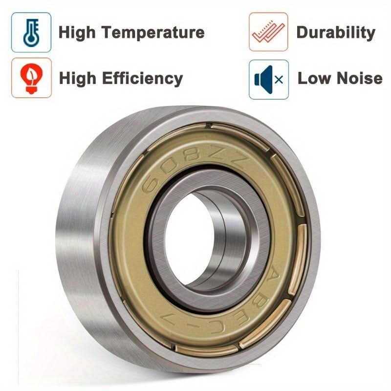 10pcs 608ZZ Carbon Steel Ball Bearings