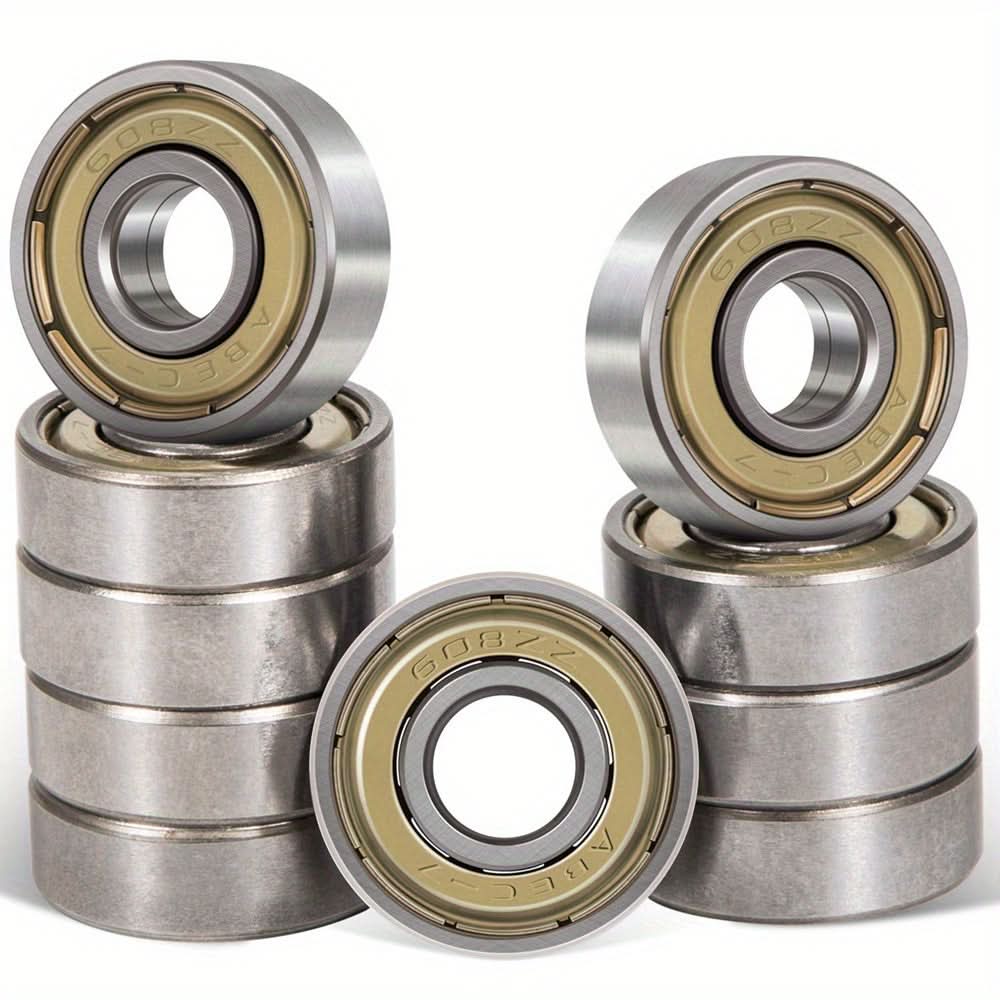 10pcs 608ZZ Carbon Steel Ball Bearings