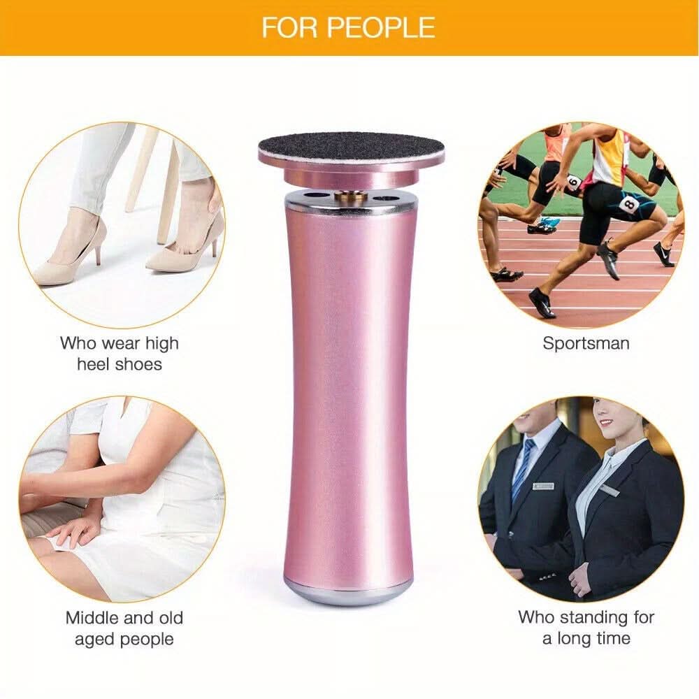 Electric Pedicure Foot File – High-Torque Callus Remover with 360° Rotation