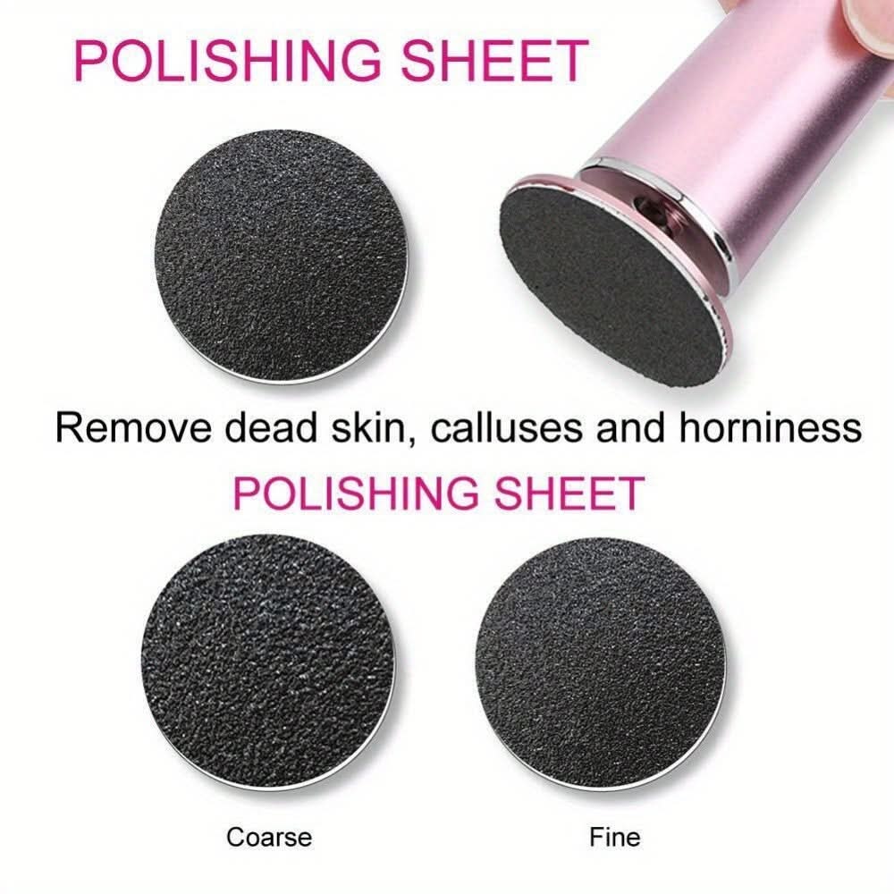 Electric Pedicure Foot File – High-Torque Callus Remover with 360° Rotation