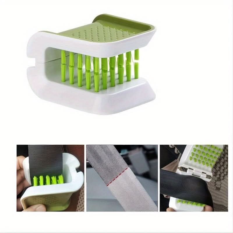 U-Shaped Plastic Cleaning Brush – Handheld Detailing Tool for Car Seat Belts
