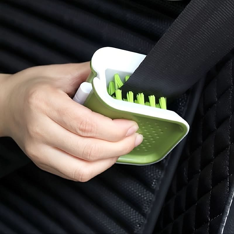 U-Shaped Plastic Cleaning Brush – Handheld Detailing Tool for Car Seat Belts