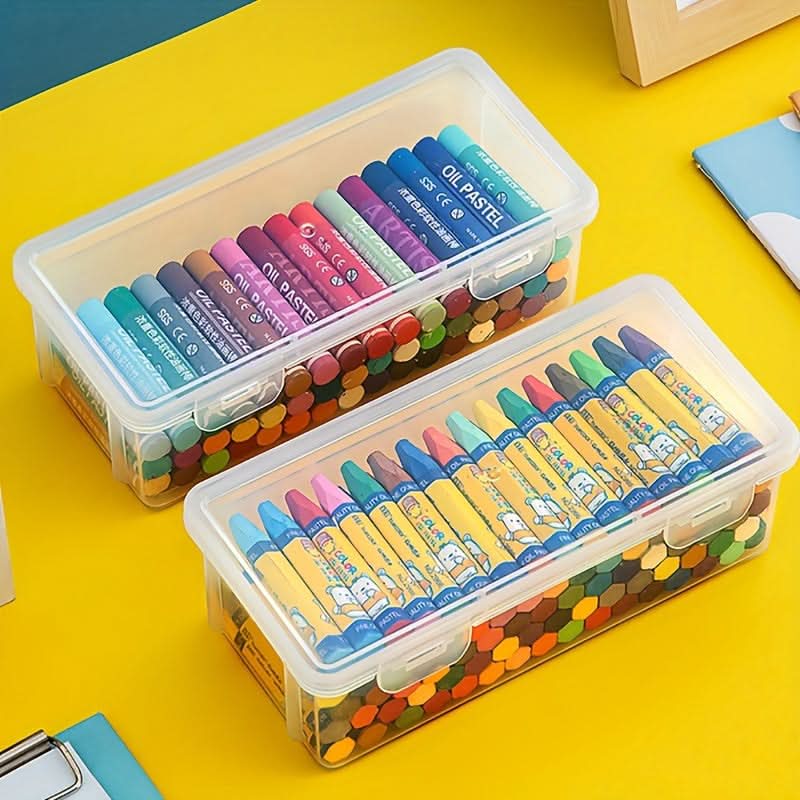 4-Pack Clear Plastic Storage Boxes