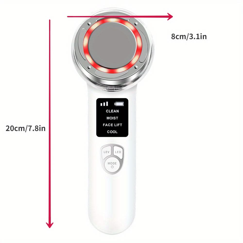 7-in-1 Hot & Cold Facial Massager Tool