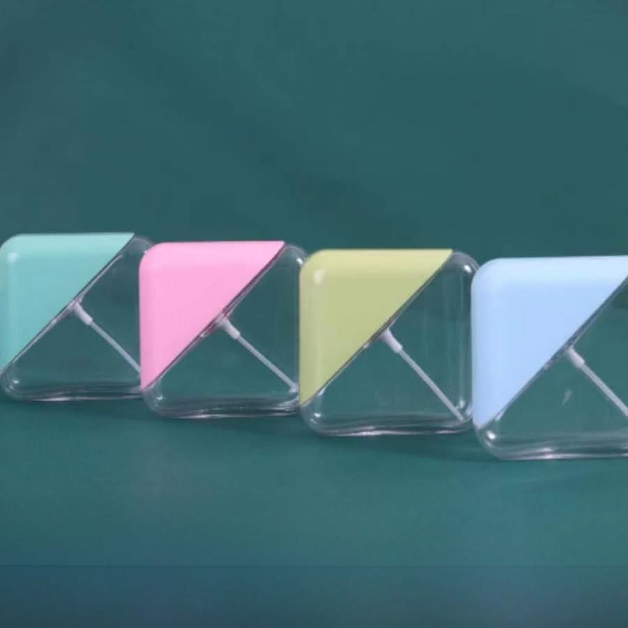 10PC Mini Diamond-Shaped Spray Bottles – Refillable Perfume Dispenser