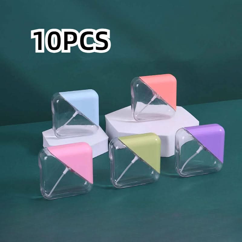 10PC Mini Diamond-Shaped Spray Bottles – Refillable Perfume Dispenser