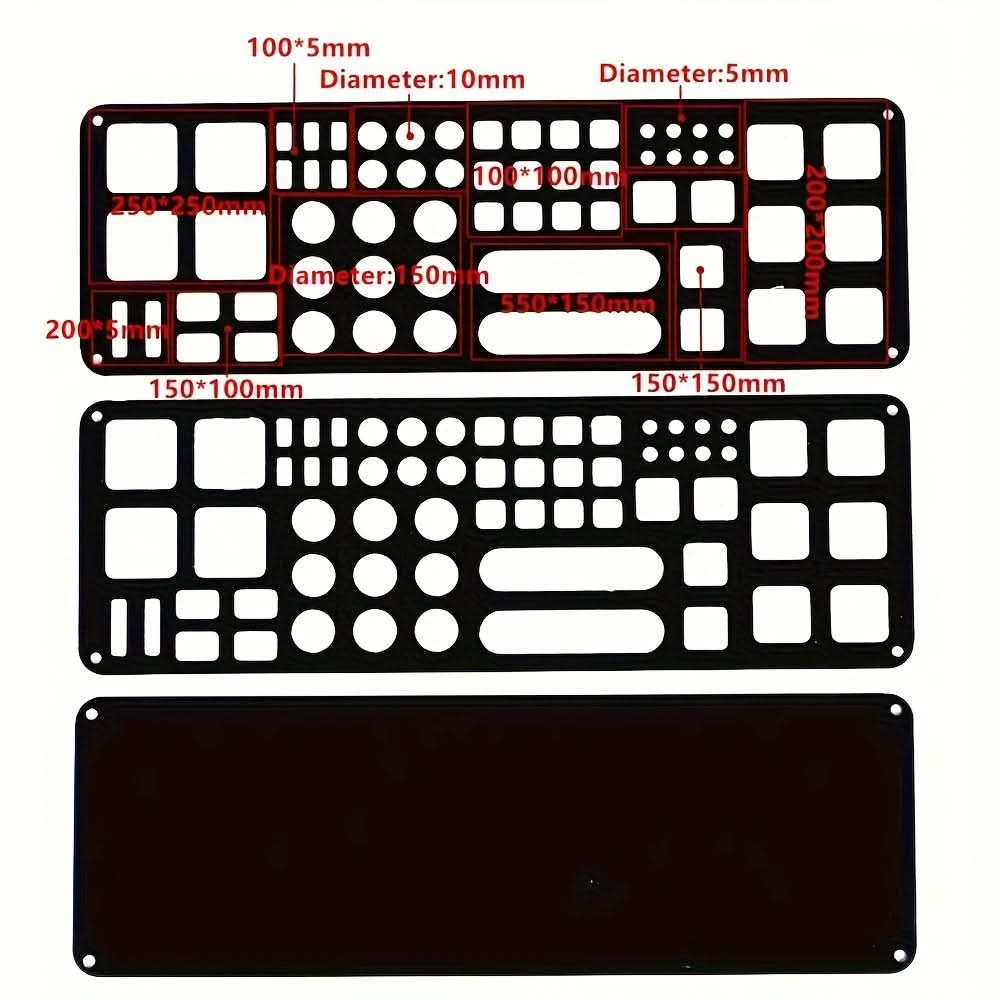63-Slot Universal Tool Organizer Rack