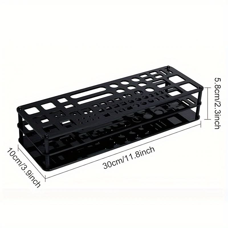 63-Slot Universal Tool Organizer Rack