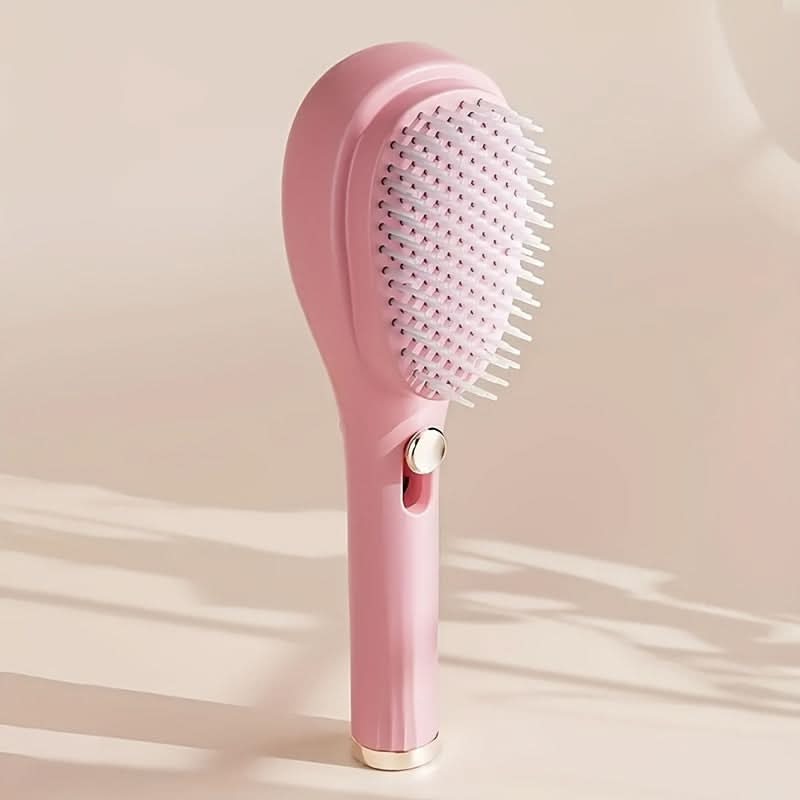 Retractable Anti-Static Hair Comb – Detangling & Scalp Massaging Brush