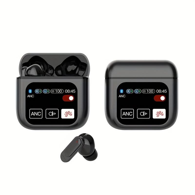 Intelligent Touch Noise Cancelling Headphones, with ANC+ECN Noise Reduction
