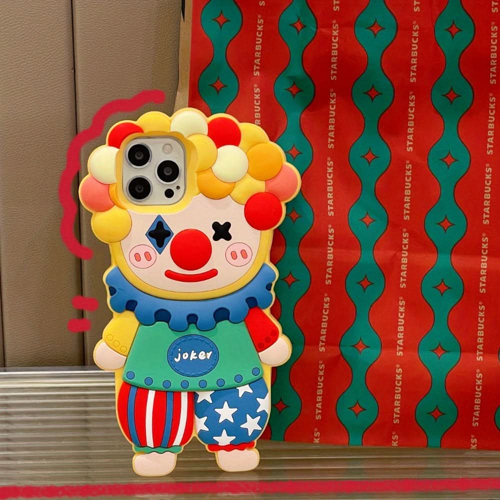 Colorful Joker Silicone iPhone Case, Drop-Resistant