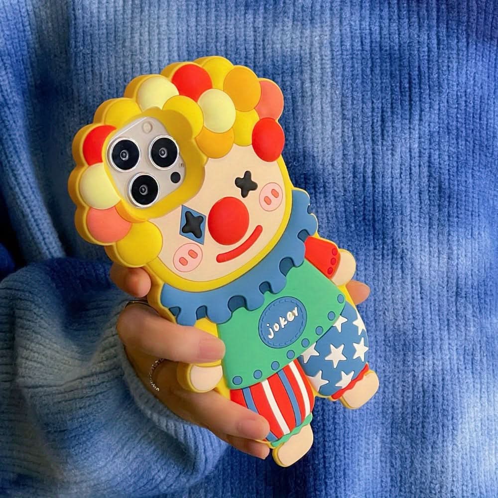 Colorful Joker Silicone iPhone Case, Drop-Resistant