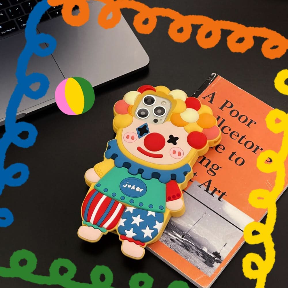 Colorful Joker Silicone iPhone Case, Drop-Resistant