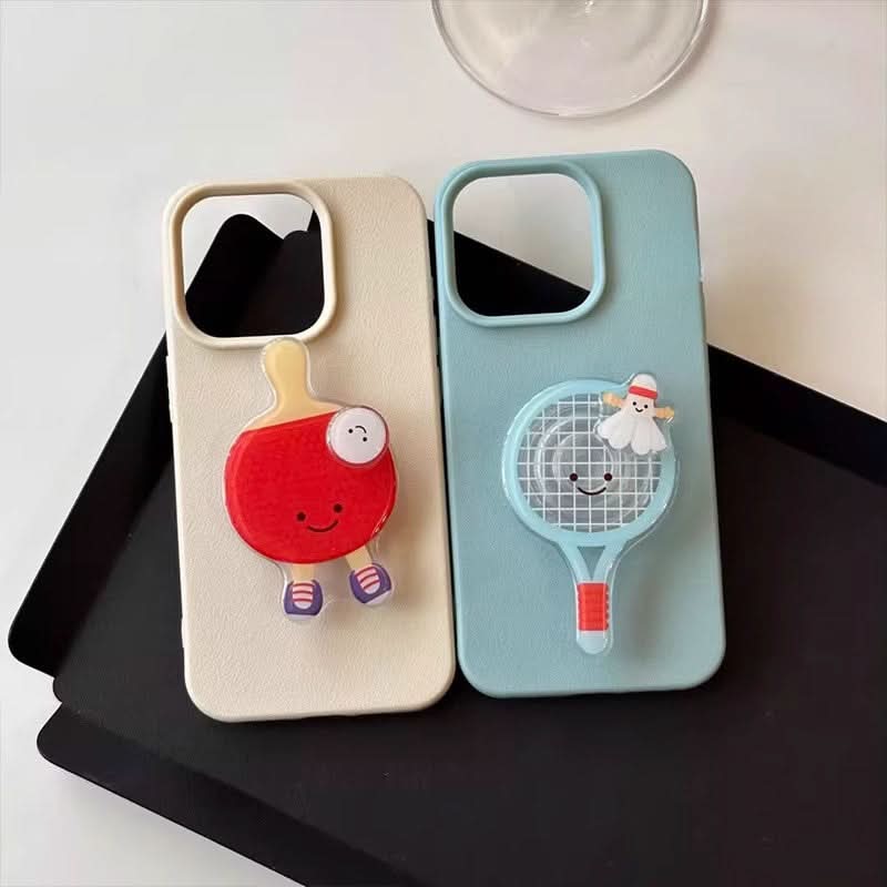 Candy Color Cartoon iPhone Case with Stand