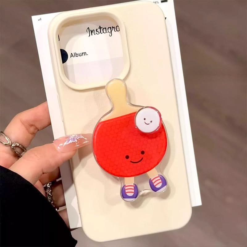Candy Color Cartoon iPhone Case with Stand