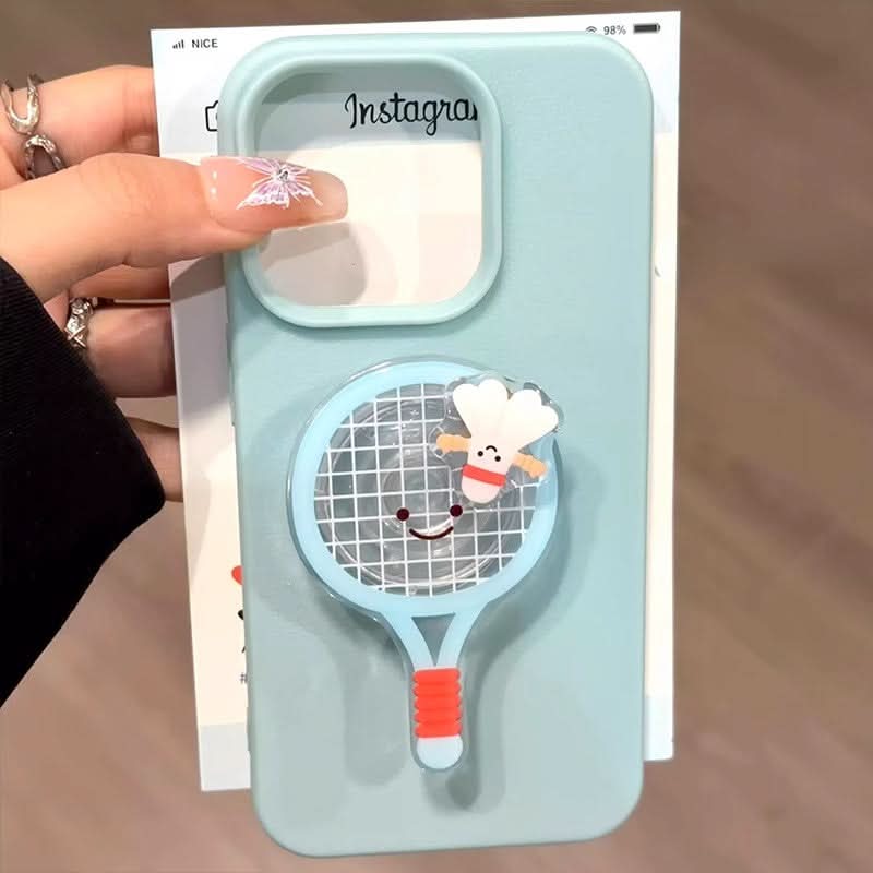 Candy Color Cartoon iPhone Case with Stand