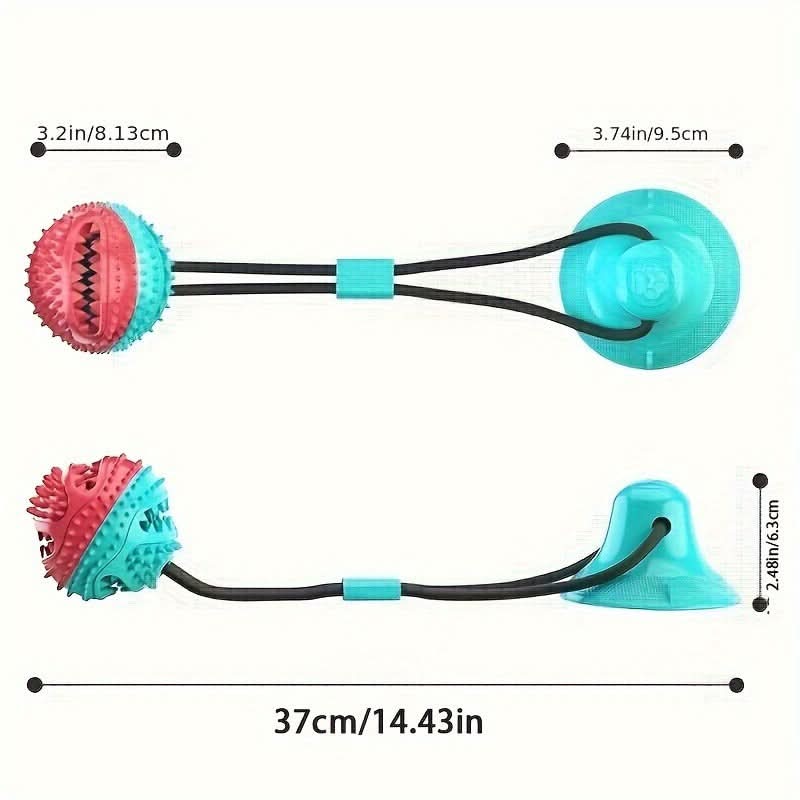 Suction Cup Dog Puzzle Toy – Durable & Fun