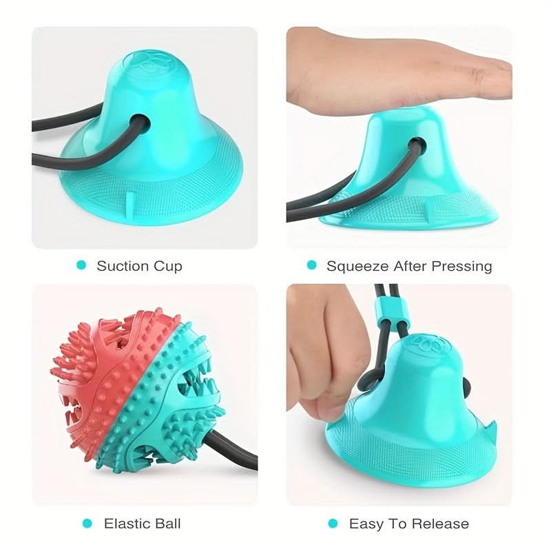 Suction Cup Dog Puzzle Toy – Durable & Fun