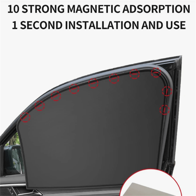 Magnetic Car Window Shades – UV & Heat Protection | Foldable