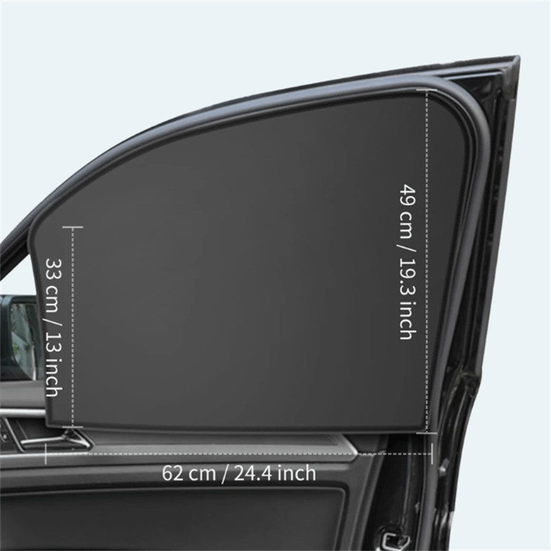 Magnetic Car Window Shades – UV & Heat Protection | Foldable
