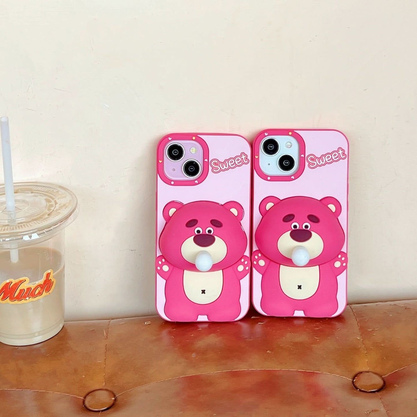Cute Bear Silicone Phone Case, iPhone