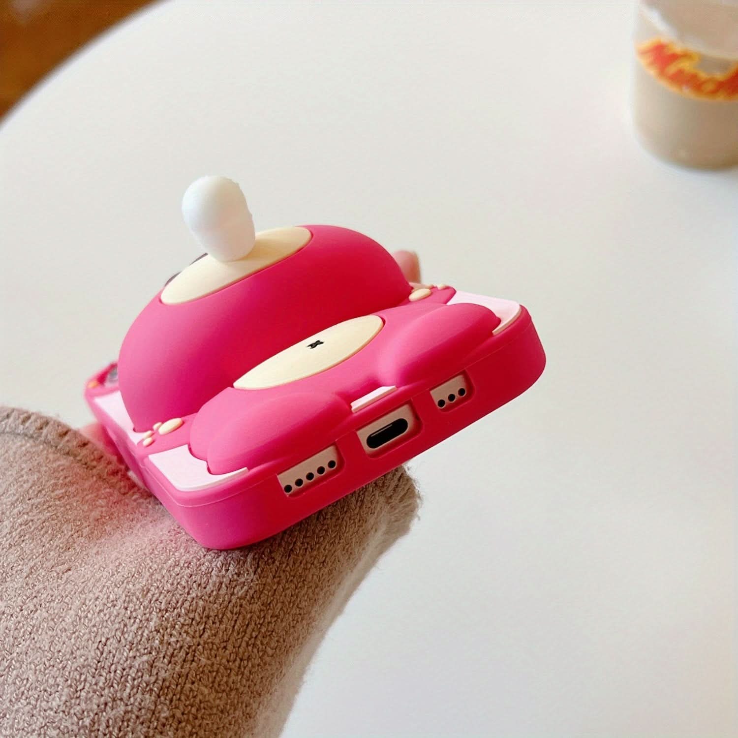 Cute Bear Silicone Phone Case, iPhone