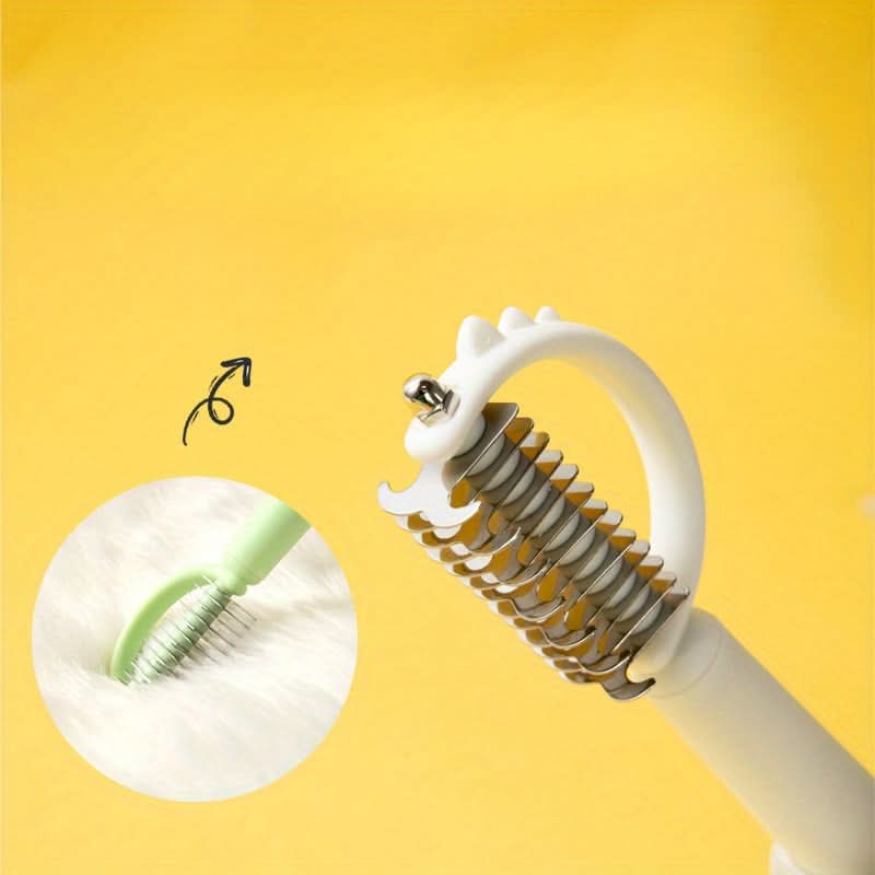 Stainless Steel Dual-Sided Grooming Comb