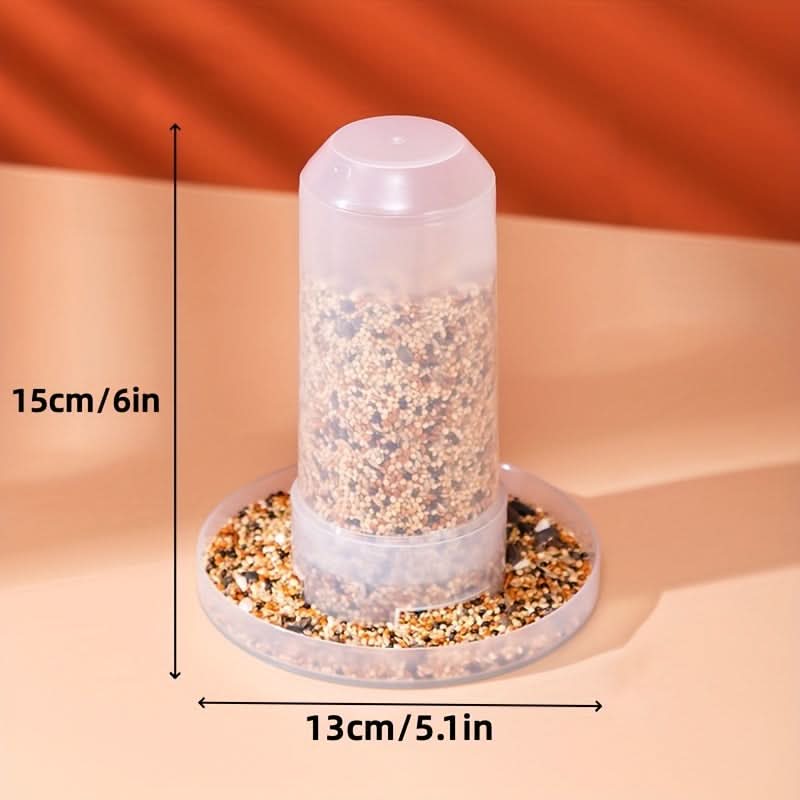 2-Pack Automatic Bird Feeder and Water Dispenser Set – 350ml