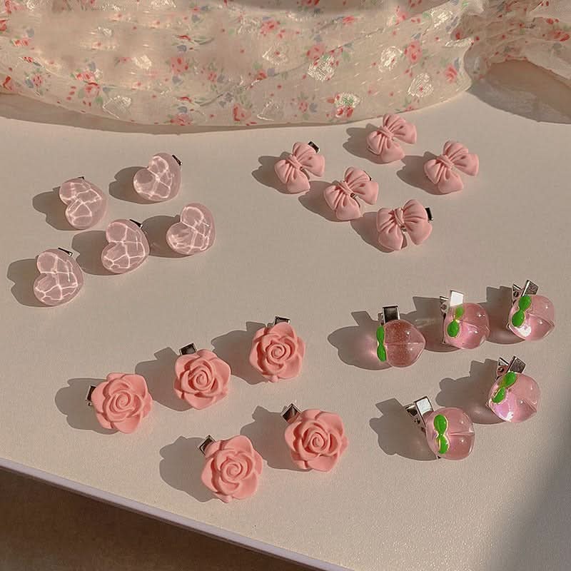 20pcs Jelly Color Hair Clip Set for Women