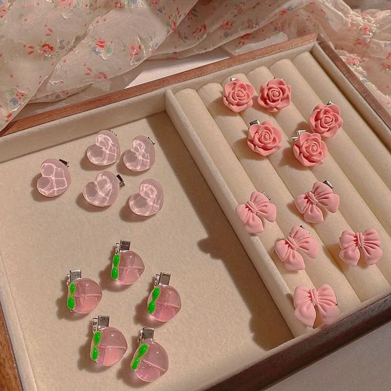 20pcs Jelly Color Hair Clip Set for Women