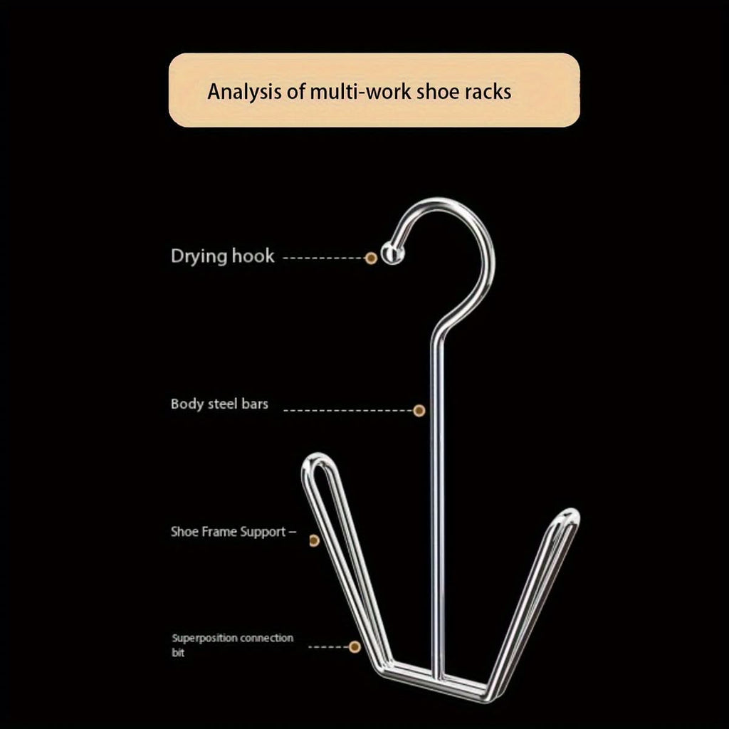 Stainless Steel Shoe Hook – Space-Saving
