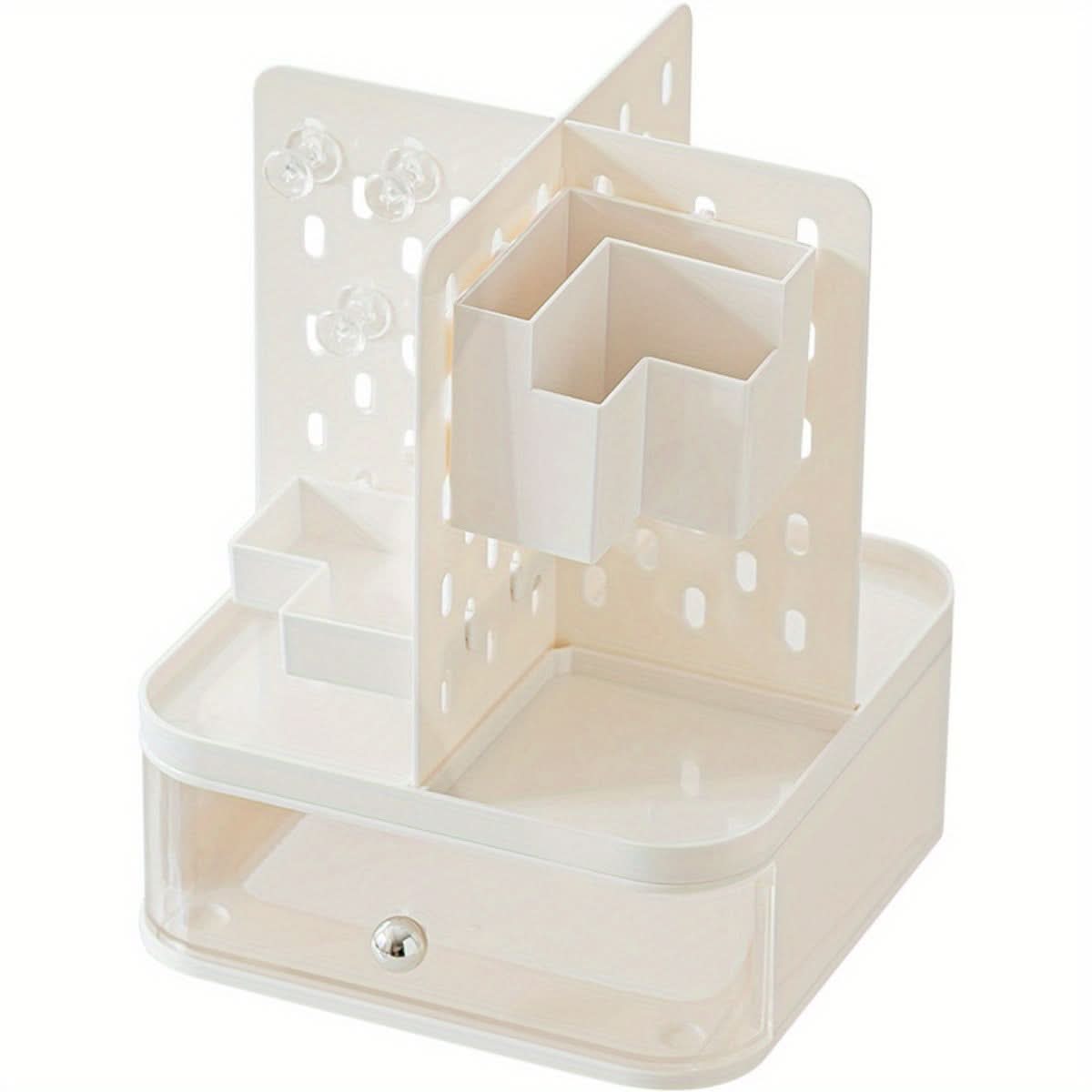 Rotating Desk Organizer with Drawer